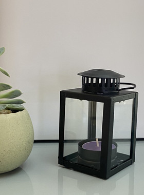 简约款小马灯创意手提铁艺烛台复古蜡烛台家居装饰品摆件