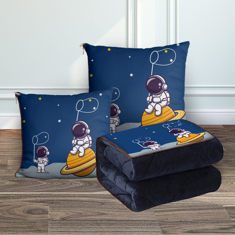 卡通加绒加厚抱枕被子两用二合一制定企业logo毛绒抱枕被,居家布艺,抱枕被,淘宝优惠券,粉丝福利购,淘宝优惠卷