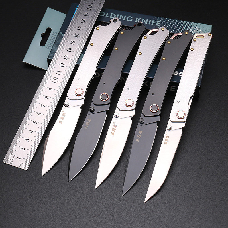 三刃木新款9306/05/01户外高硬度折叠刀便携折刀水果刀小刀具包邮