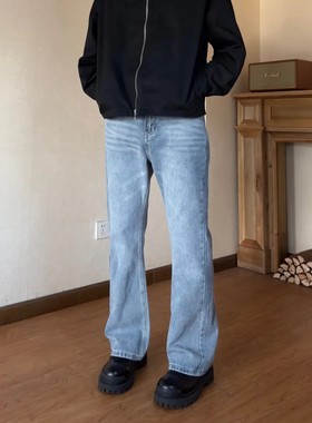 Clean fit微喇叭牛仔裤517版型美式vibe潮流百搭小个子四季软长裤