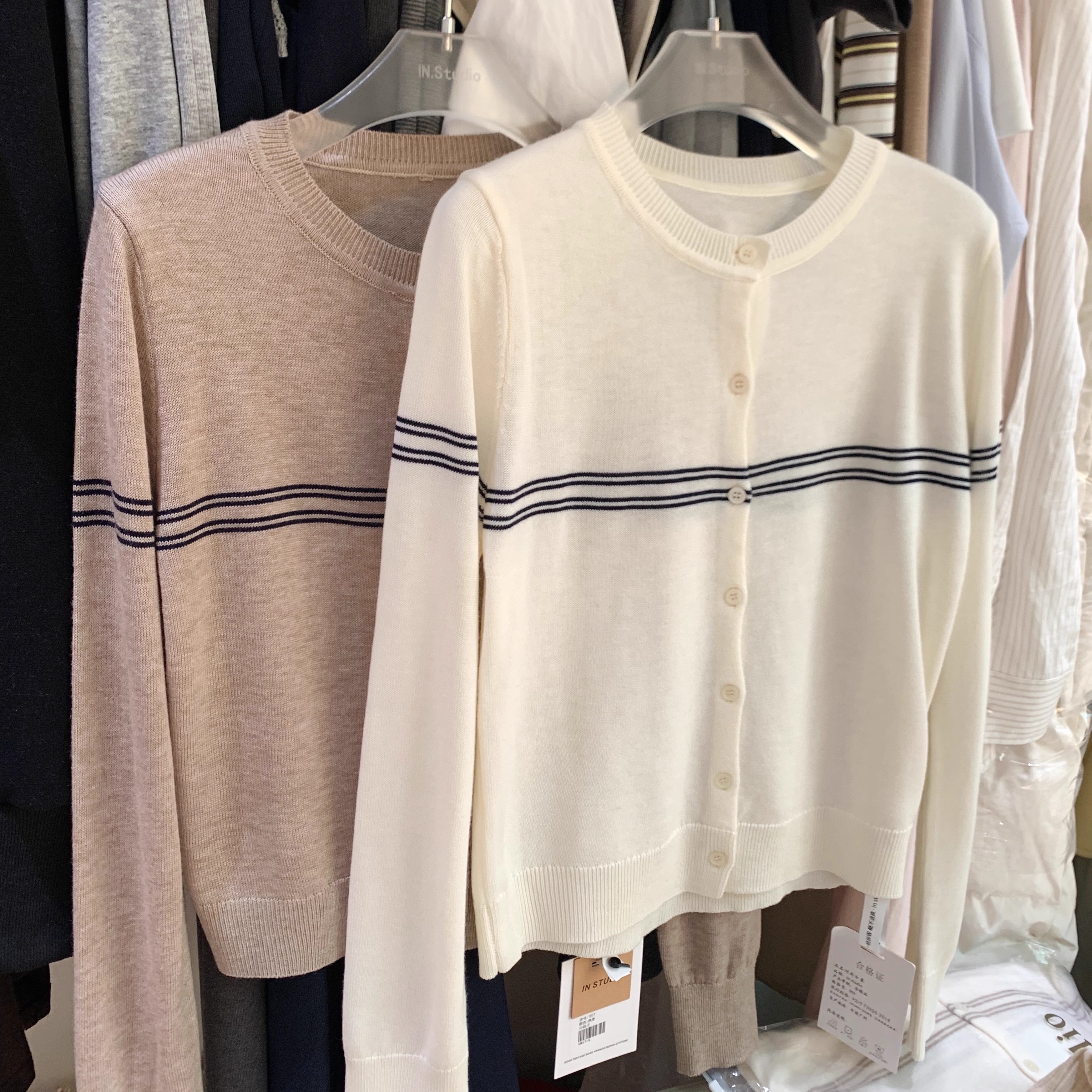 蘑糯糯同款针织衫女秋季巨好看