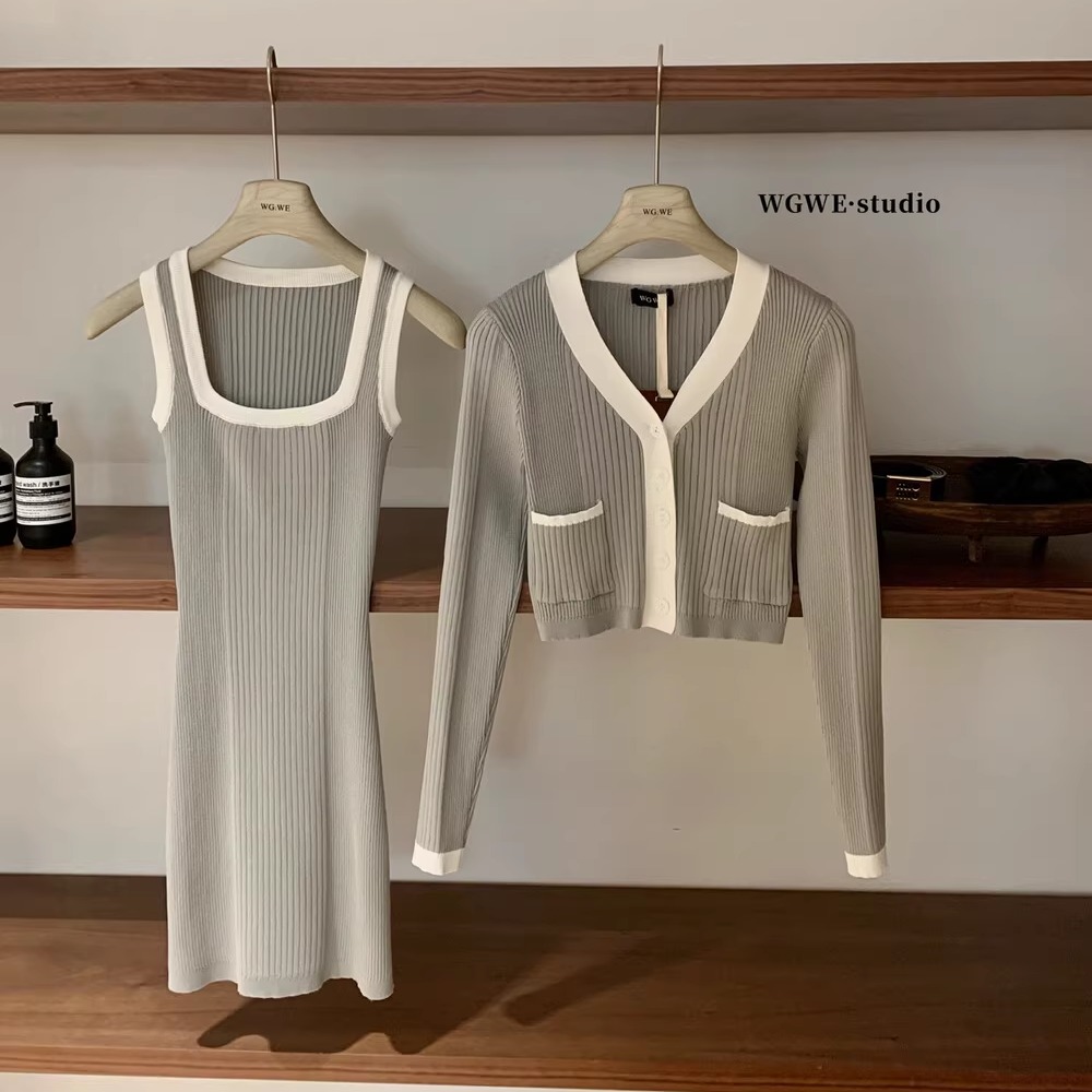 【免费试穿，先用后付】针织套装