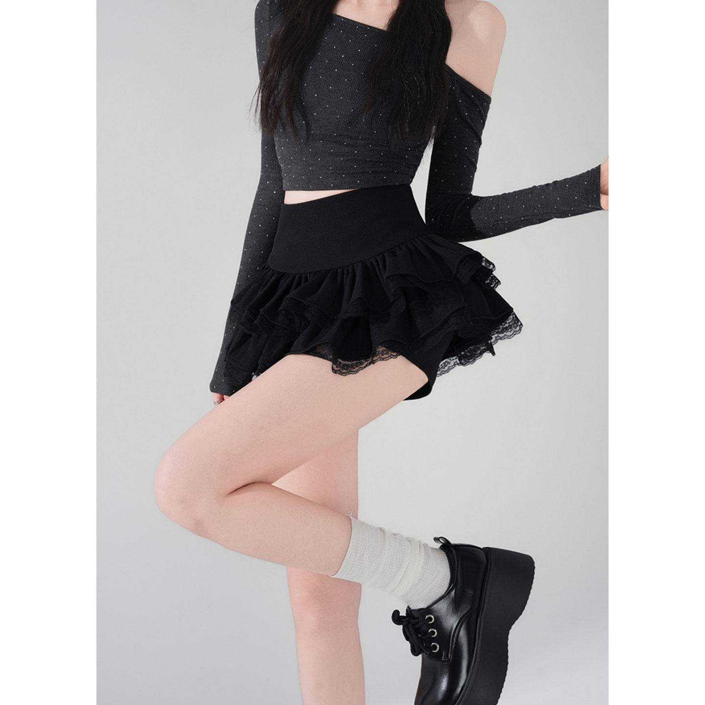 甜酷辣妹蓬蓬蛋糕裙女2026春夏新款高腰小个子a字短裙白色半身裙,女装/女士精品,半身裙,淘宝优惠券,粉丝福利购,淘宝优惠卷