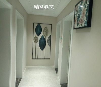 北欧简约现代客厅软装墙壁装饰品玄关背景墙立体壁画铁艺壁挂壁饰