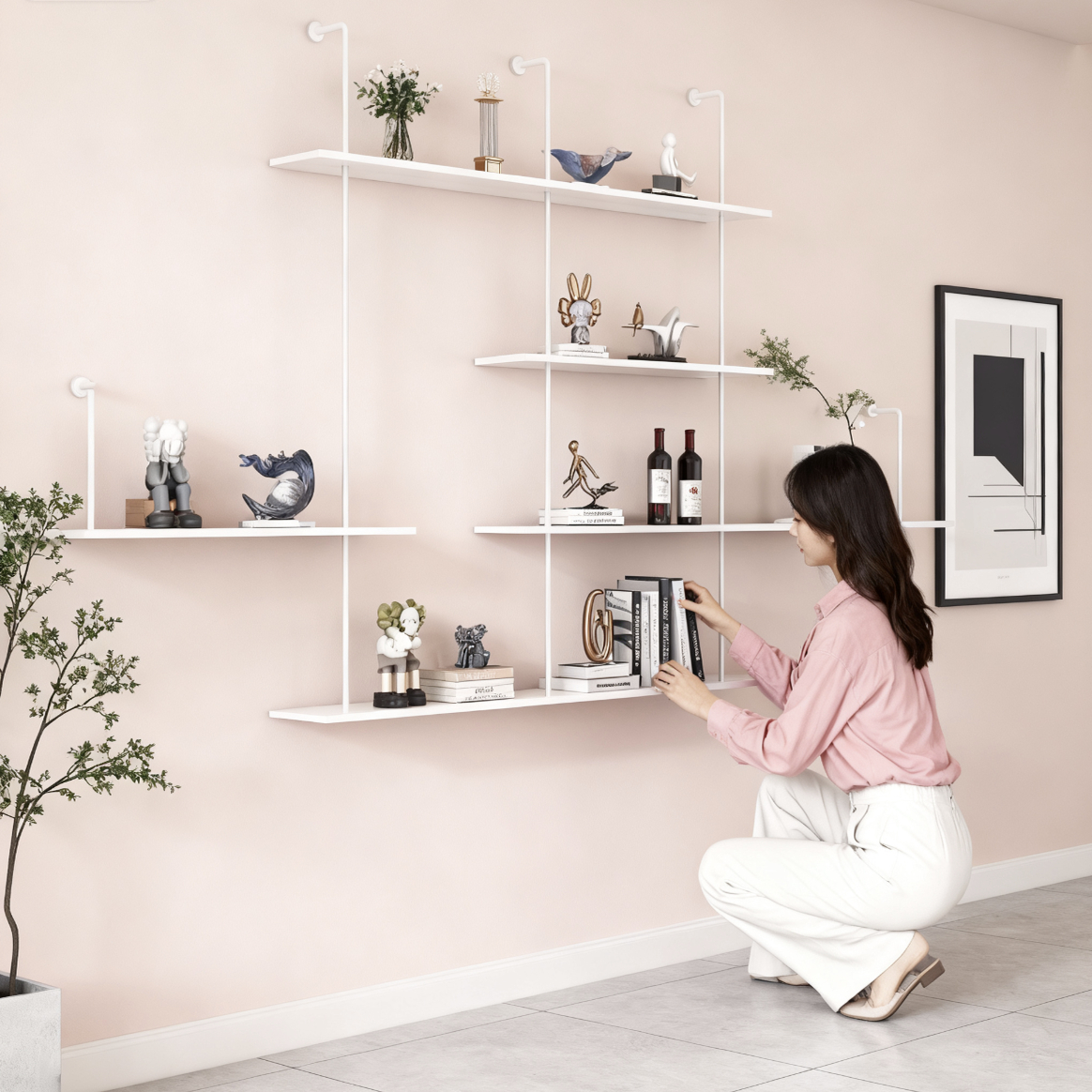 金属吊架壁挂酒架墙上装饰