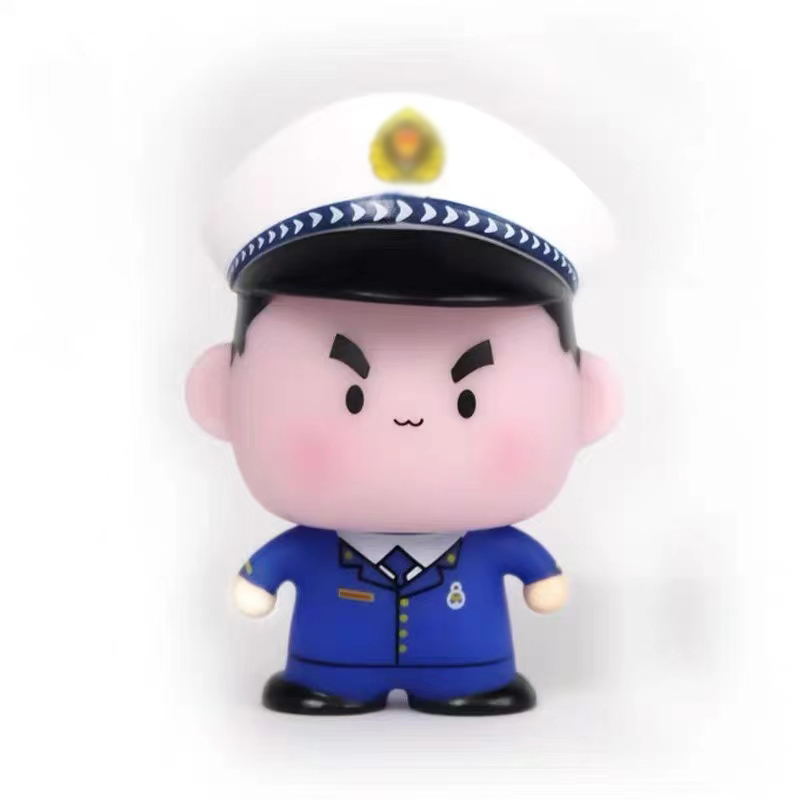 叱咤小警公仔车载手办摆件卡通