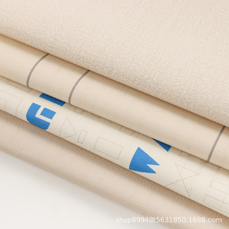 如家精选酒店墙布来样定制 阻燃无缝墙布背景壁布PVC工程墙布批发