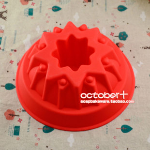 TOLOVE觅爱馆硅胶烘焙戚风深盘蛋糕烤盘9英寸Bundt Cake Pan