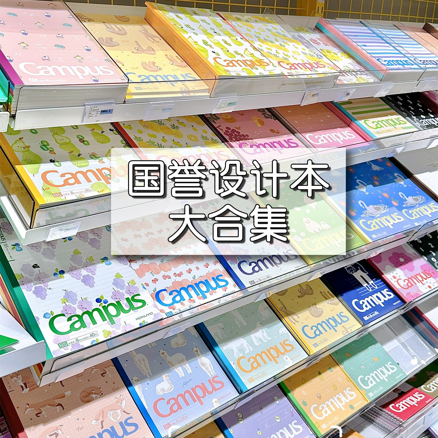 新品KOKUYO国誉无线装订本学生方格本点线横线B5A高颜值笔记本子