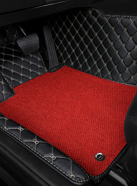 汽车脚垫全包双层定做专车专用奔驰E260 E300 GLK GLA  S400 C系