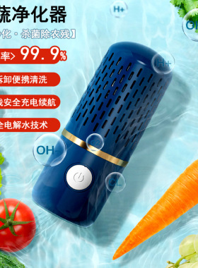 无线果蔬清洗机肉类蔬菜洗水果神器自动家用食材去农残净化洗菜机