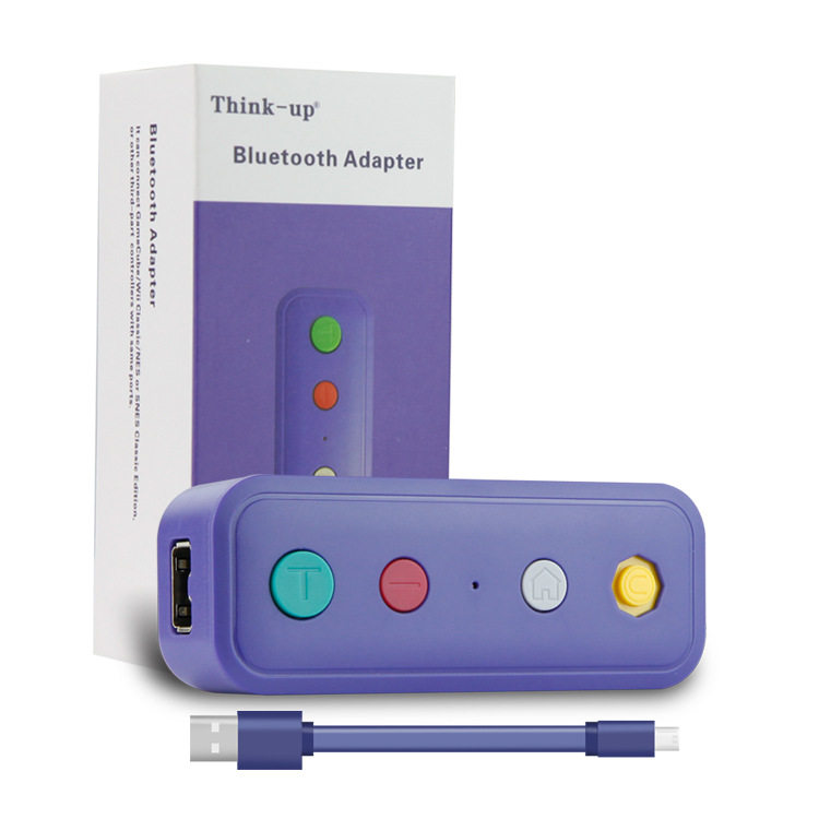 Switch蓝牙转换器 Switch转WII  NES  SNES  NGC游戏手柄转换器