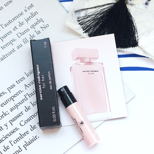 Narciso Rodriguez纳西索罗德里格斯同名女士香水小样试管1ml持久