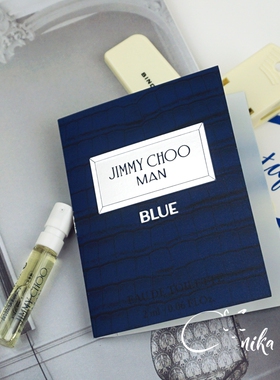 正品Jimmy Choo吉米周Man Blue酷蓝男士香水小样试管2ml带喷