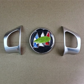 喇叭按键装 凯越方向盘亮片车标车贴内饰改装 饰 17新老款 适用于03