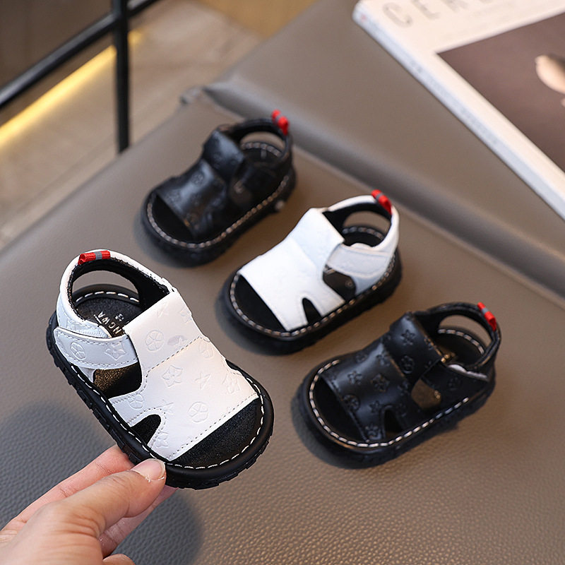 夏季新款男宝宝凉鞋叫叫鞋男童鞋子婴儿软底学步鞋小童女童凉鞋,童鞋/婴儿鞋/亲子鞋,凉鞋,淘宝优惠券,粉丝福利购,淘宝优惠卷