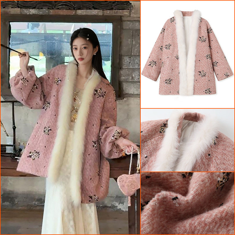 Ayomis年冬季长袖气质外羽绒服