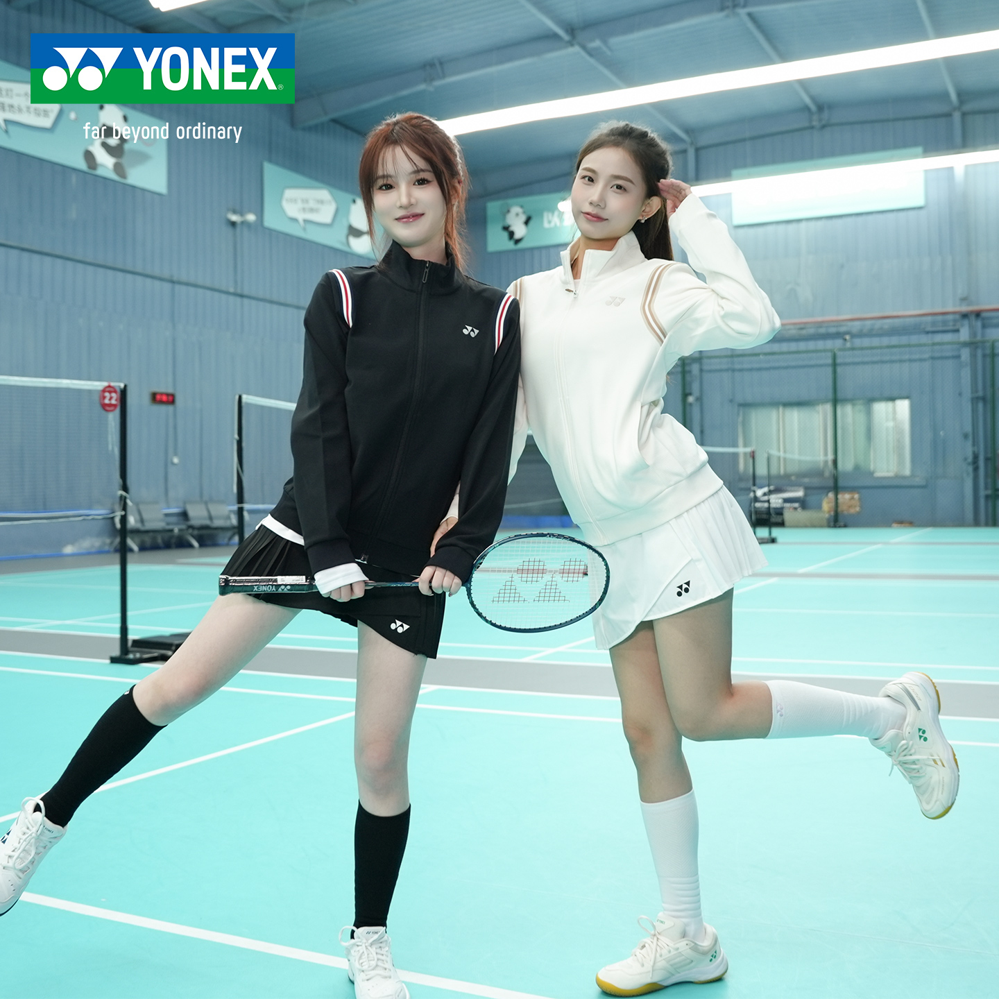 YONEX尤尼克斯羽毛球服女长袖