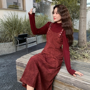 P175 Mistletoe法式 G166 吊带裙2C212 K258 红色复古打底衫