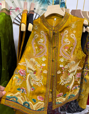 无袖文艺马夹中国风宽松坎肩女