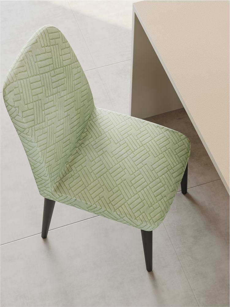 朵朵奶油风椅子套罩全包弹力餐椅套罩靠背一体通用萬能餐椅套椅套