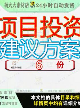 项目投资建议方案某数字化城市管理系统工程二级水电站给水道路