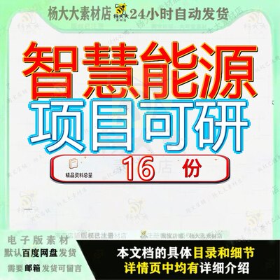 智慧能源项目可研行性研究报可告100MW储能综合示范告投资建设