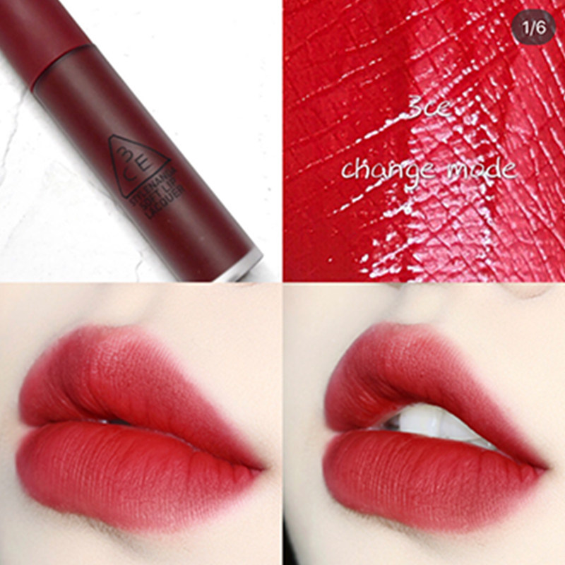 the republic of korea 3ce Matte velvet Labial glaze Lipstick Stained lips liquid Explosive money Plasma #change mode null setin the Makeup/Perfume/Beauty tools , Lip Gloss/Gloss  category - from Buy2taobao.com to provide professional Taobao agent buy service