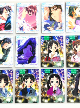 【画王】白色相簿 收藏卡牌 老卡片 PVC胶卡 WHITE ALBUM藤井冬弥