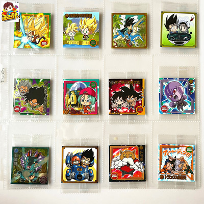 七龙珠食玩贴纸日版饼干闪卡贴