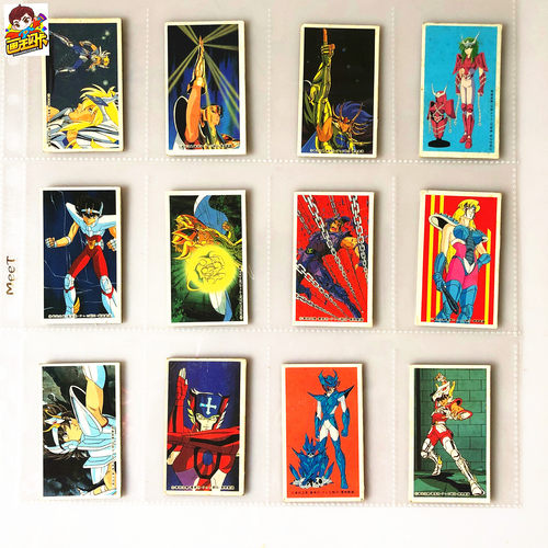 【画王】圣斗士星矢 日版 80年代 对战卡 猜拳卡片 角面子 莎尔娜