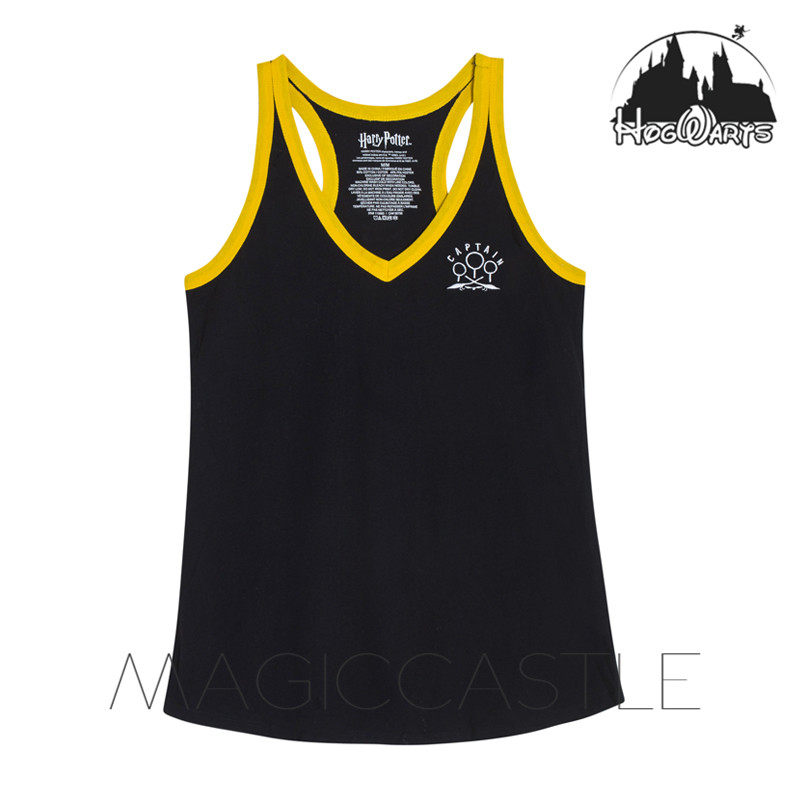 哈利波特  周边 正版 wd 魁地奇比赛 黑色吊带打底背心 上衣