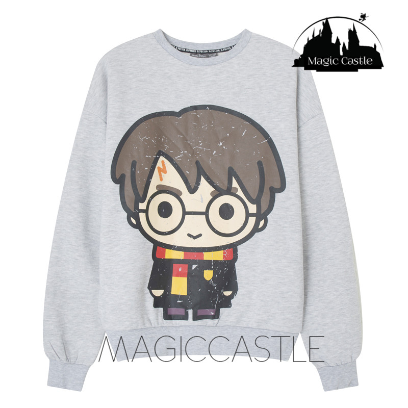 哈利波特 primark联名款 Q版哈利 加绒卫衣外套