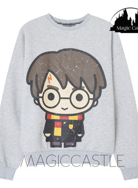 哈利波特 primark联名款 Q版哈利 加绒卫衣外套