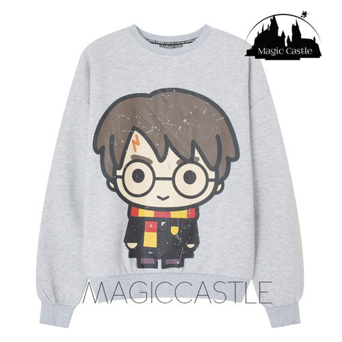 哈利波特 primark联名款 Q版哈利 加绒卫衣外套