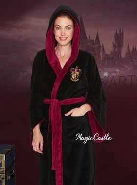 哈利周边狮院波特斯莱格兰蛇院特林芬多拉文法兰绒睡袍居家服睡衣