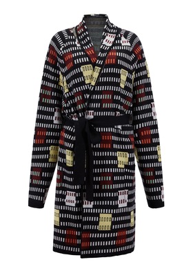 独立设计师品牌Lou de Nannan精纺羊毛针织长开衫羊毛裤鱼尾半裙