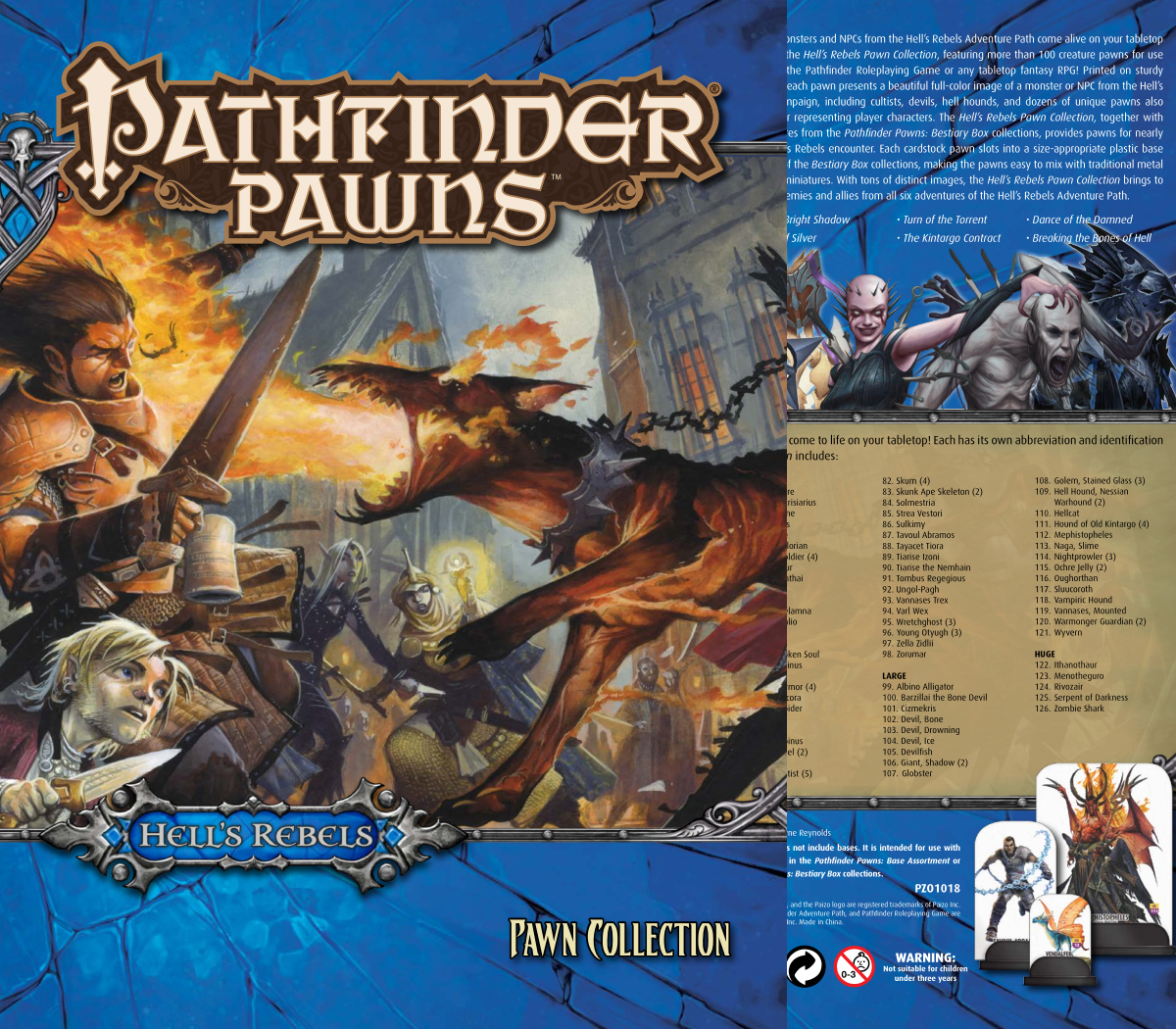 桌游驿站PathFinderPawn1018问道探索开拓者英雄角色怪物图鉴贴纸