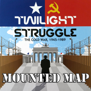 桌游驿站 Twilight Struggle Mounted Map 棋盘牌垫 兵战军棋地图