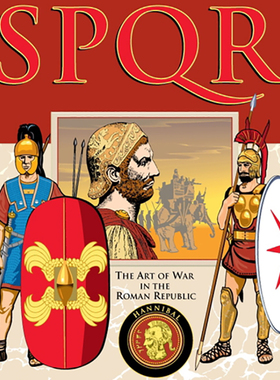 桌游驿站 GMT SPQR GBoH历史著名战役兵军事演棋算子沙盘地图组件