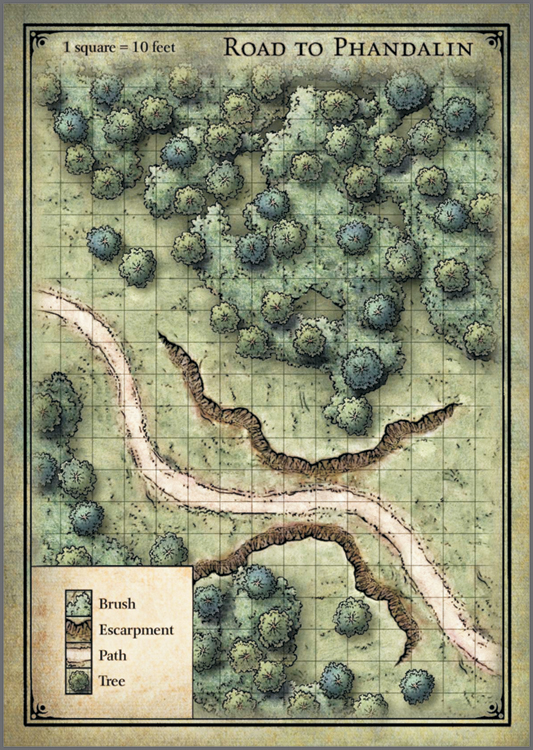 桌游驿站 dnd 5e 妖城古堡 j 失落矿坑 起始模组 trpg 跑团地图