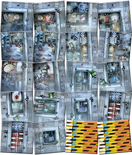 桌游驿站 Zombicide 基础版图 丧尸围城 无尽杀戮DIY策略游戏定制