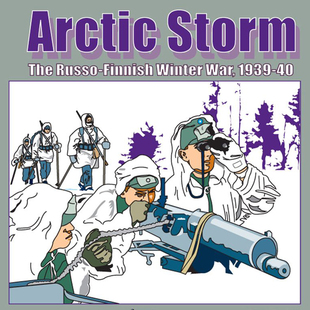 桌游驿站 Arctic Storm 北极风暴 GMT兵战军演棋算子沙盘地图组件