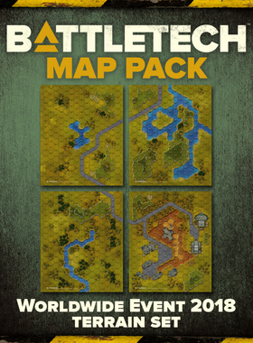 桌游驿站 BattleTech Map Pack战斗科技军演模型兵棋沙盘地图牌垫