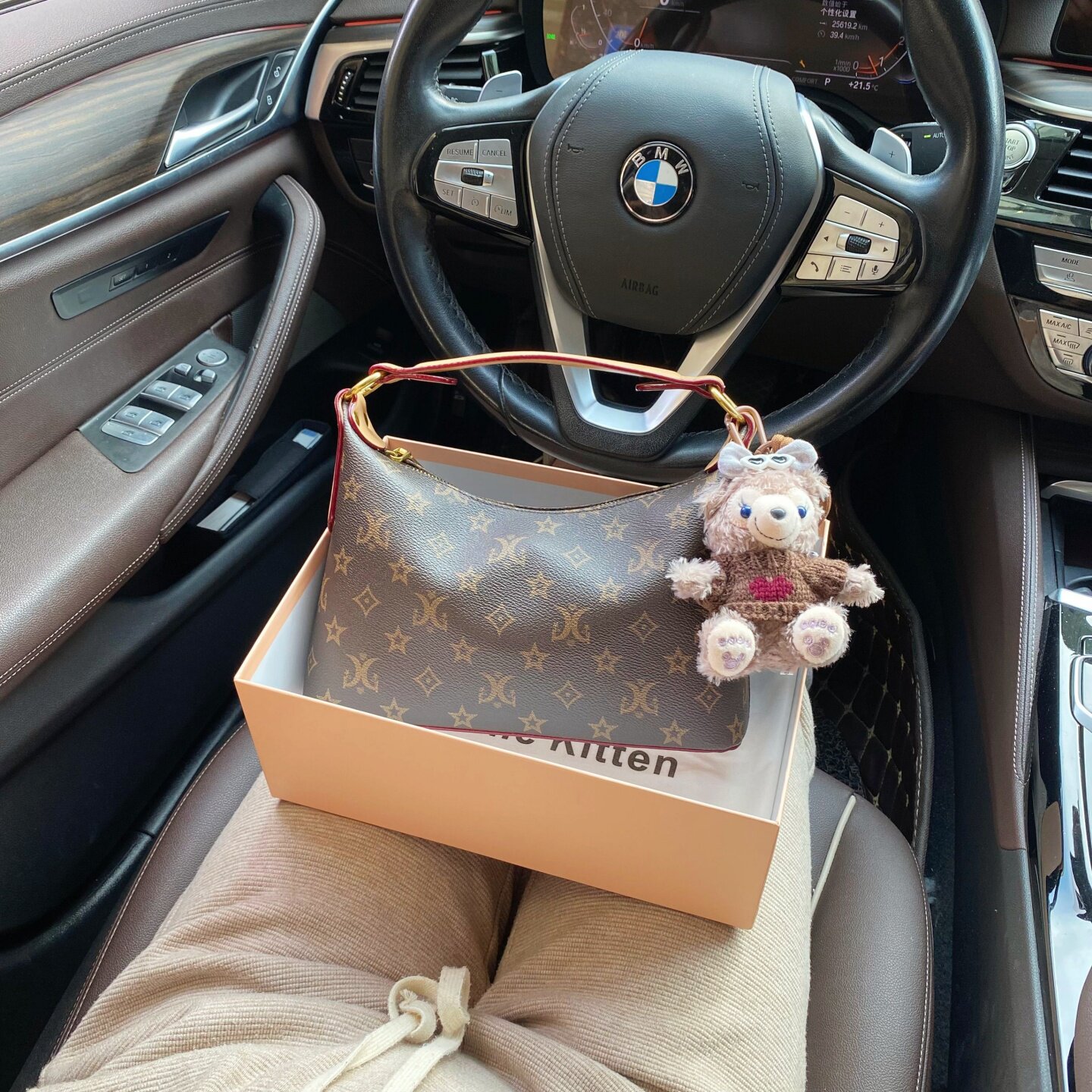 CallmeKitten秋冬复古老花手拎饭盒包2026新款高级感轻奢斜挎包包