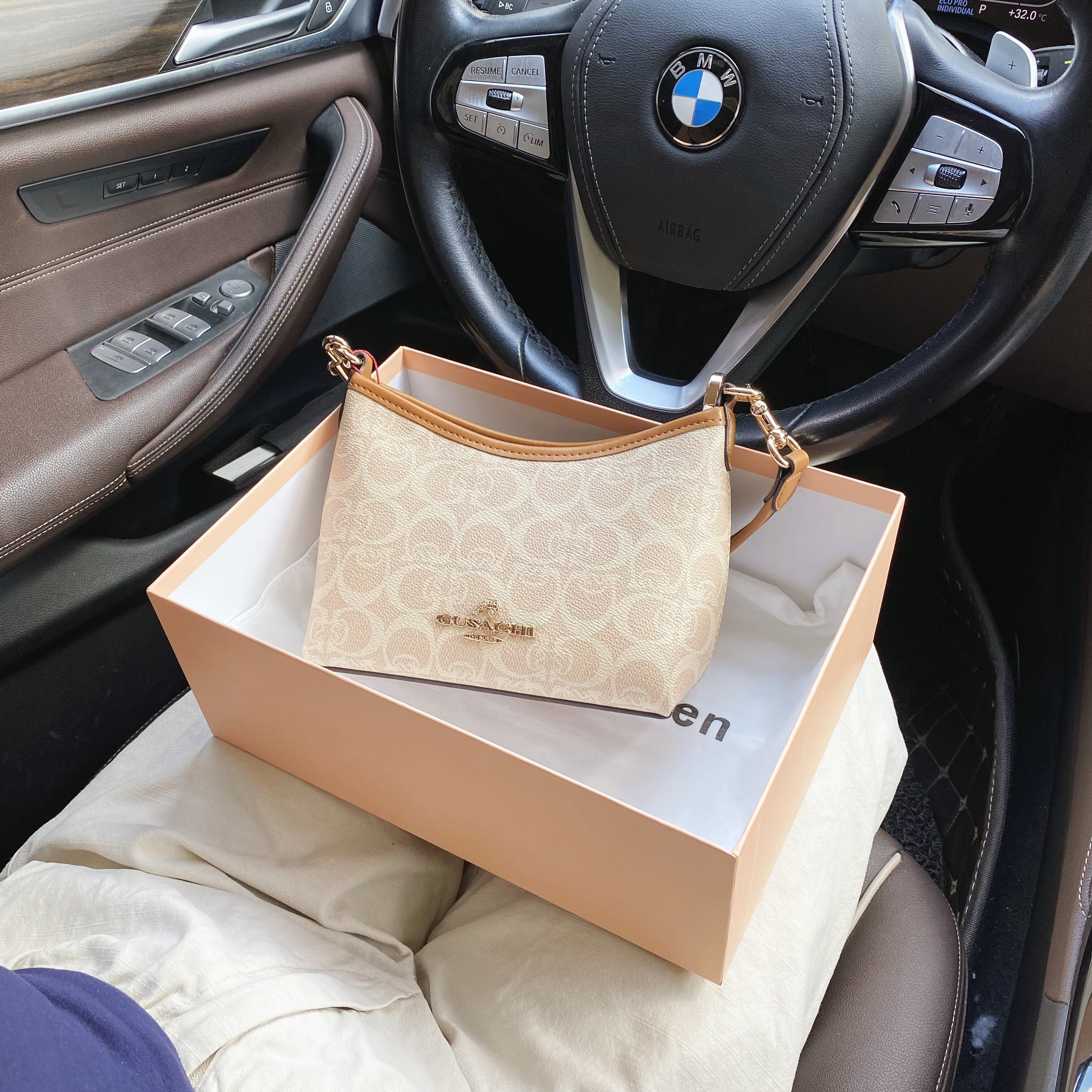 CallmeKitten高级感经典老花单肩腋下包2025秋冬新款Hobo月牙包包,箱包皮具/热销女包/男包,通用款女包,淘宝优惠券,粉丝福利购,淘宝优惠卷