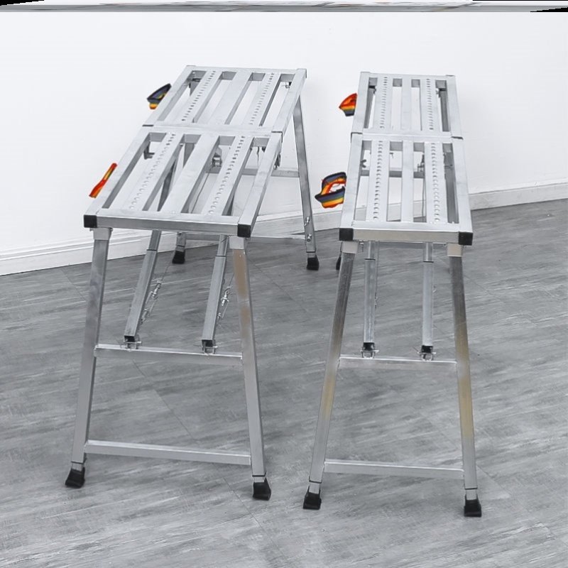马登铁凳子折叠装修马櫈特厚伸缩便携式升降凳工程梯铁架简易工地