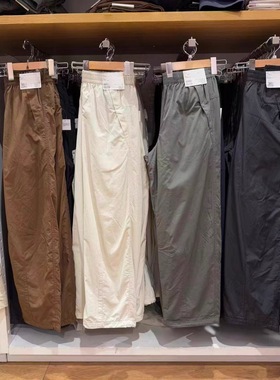 品控货！小火炉秋冬男女加绒宽松阔腿裤长裤直筒休闲伞兵裤479402