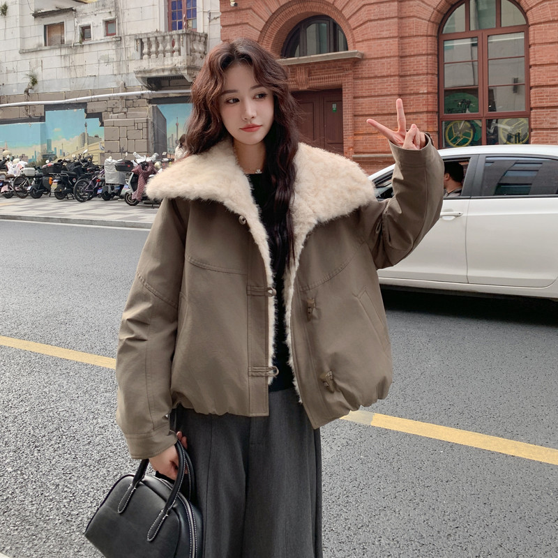 主推新款大货已出-短款羽绒服宽松小个子外套283-p245-k369,女装羽绒服,2C062