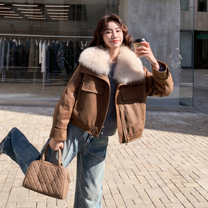 美拉德复古羽绒服女2025冬季新款韩系高级感保暖加厚90白鸭绒外套图片